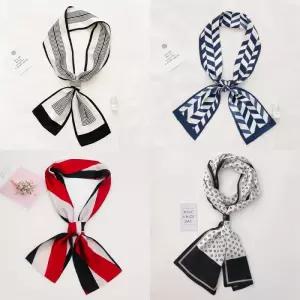 시그니처 6종 세련 패턴 쁘띠 스카프 SCF010