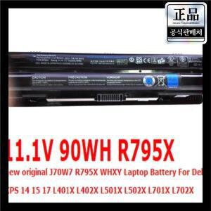 [호환] 델XPS 14 15 17 L401x 시리즈 노트북용  배터리, JWPHF J70W7 WHXY3, R795X 11.1V 90WH 9 셀