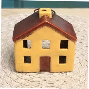 유럽풍 미니하우스 캔들홀더 장식소품 시골집