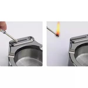 모던인테리어 성냥일체형 재떨이 냄새차단 케이스 이동식