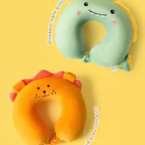 캐릭터목베개 아동용 여행용 메모리폼 동물 쿠션 기내