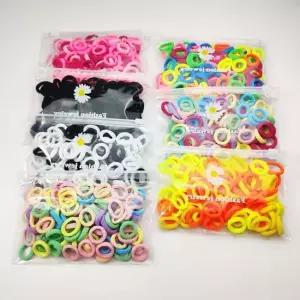 편한 컬러믹스 SET 머리끈 100개