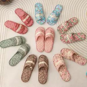 더블 쿠션 슬피퍼 천 거실화 어린이집 유치원 덧신