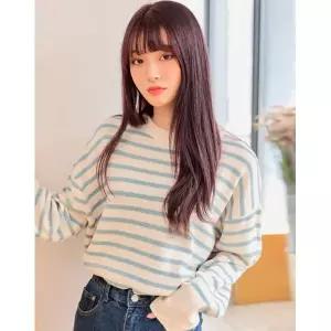 [하프클럽/반에이크]퓨어 단가라 니트_OB02KNME28Z