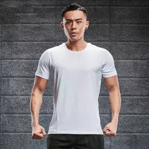 3d입체공법기능성무지반팔 운동복 헬스복 남자반 나시 헬스반 티