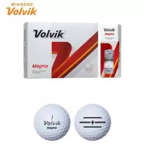24년 볼빅 뉴마그마 3피스 12구세트 화이트 골프공 비거리 고반발