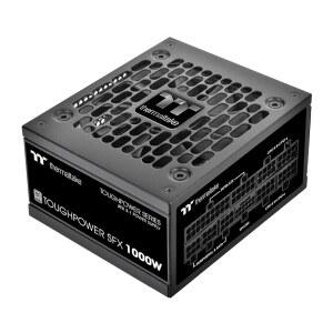 써멀테이크 터프파워 SFX 1000W 80Plus 플래티넘 ATX 3.1 표준 전원 공급 장치, 600W 12V-2x6 커넥터 포함, 풀 모듈식, 90mm FDB 팬, PS-STP-1000FNFAPU-1, 7년 보증
