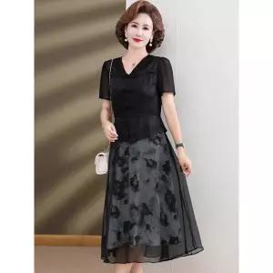 아줌마큰옷 부모님상견례옷차림 제품 부인복 빅사이즈 A04 중년여성 엄마옷 여름