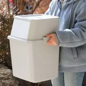 적층 분리수거함 깔끔한 스마트 적층 분리수거함 쓰레기통 재활용 가정용 대용량 정리함