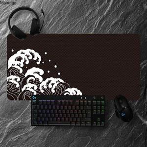 나이트 블랙 마우스 패드 키보드 아쿠아 컨트롤 플러스 웨이브 시리즈 노트북 데스크 매트 책상 꾸미기
