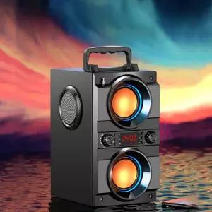 소리 큰 스피커 고급 무선 시계 저음 소형 페어링 카드 블루투스