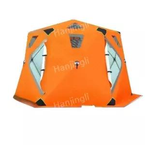텐트 방한 캠핑 겨울 방수 육각 방풍 야외 낚시 누빔 얼음 돔형