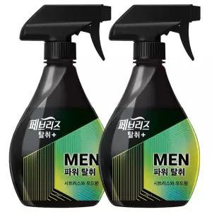 페브리즈 포맨 시트러스앤우드향 용기형 370mL 2개