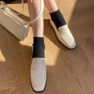 베이직 꺾어신는 플랫 로퍼 세미정장 구두 캐주얼 여자편한신발 발편한로퍼 여름여성로퍼