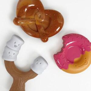 Nylabone 파워 츄 장난감 번들, 강하게 씹는 강아지를 위한 귀여운 강아지 장난감, 베이컨 글레이즈, 구운 마시멜로, 땅콩 버터 맛, 대형견 - 최대 22.7kg(50파운드), 3팩