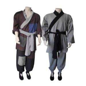 노비 누더기옷 나무꾼 백성 민복 160cm 돌쇠 옛날 거지의상 패치 5 연극 세트 회색/검정 웃긴