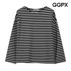 [GGPX] 스트라이프 캐주얼 티셔츠 (GQ1TS024F)
