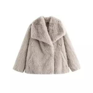 여성 모피코트 가을 겨울 인조 퍼 코트 OP4
