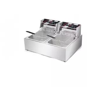 온도제어 튀김기 업소용 타이머 미니 소형 대형 전기 가정용 치킨 돈까스 고출력