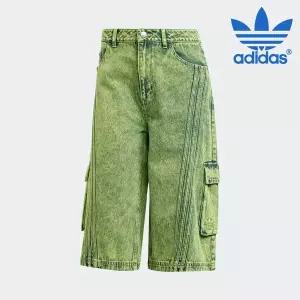 아디다스 여성용 반바지 /s1- JM9285 / DNM CAPRI SHORT 우먼스 아딜레늄 2 데님