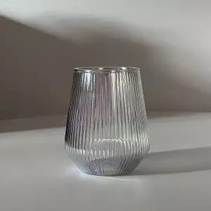 오로라 칼립소 주름 언더락 420ml컵 홀로그램 유리잔 락잔 하이볼 칵테일 아인슈페너 홈카페 파티 내열 머