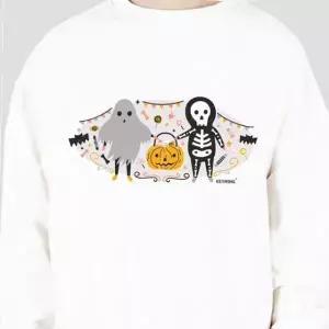 키밍 유령호박해골 티셔츠 맨투맨 할로윈복장 축제