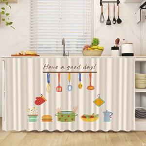 암막천 주방 커튼 캐비닛 커버 방진 책장 찬장 옷장 장식 그늘