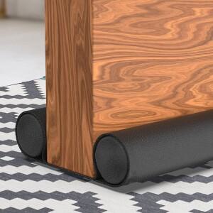 93cm 유연한 문 하단 씰링 스트립 스토퍼 방음 가스켓 Weatherstrip 창 드래프트 가드 바람 먼지 차단기 보