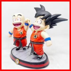 드래곤볼 Z 애니메이션 손오공과 크릴린 캐릭터 피규어 컬렉션 14cm 휴일 선물용 모델 장난감