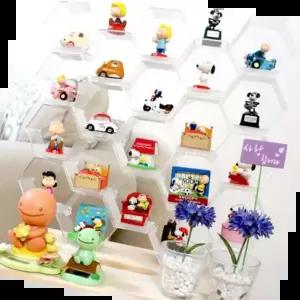 진열장 투명 아크릴 케이스 허니콤보 세트/피규어/소품 10p