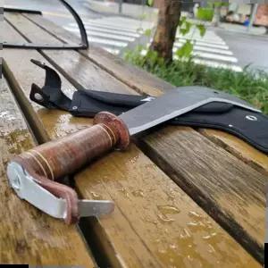 정글도 마테체 벌목도 낚시 캠핑 대검 SK-5 400MM