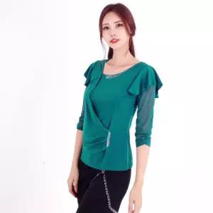 [제이프로젝]자이브 여성 연습복 테마 스커트 시즌 라인댄스 상의 헬스 무용 벨리 레저 정장