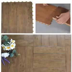 조립식 우드데코 마루타일 바닥매트 18개 셀프시공 간편시공 충격완화 데크