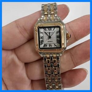 여성 시계 라이트 럭셔리 브랜드 비즈니스 골드 스테인레스 스틸 숙녀 패션 쿼츠 시계 여성 시계 팔찌 손목