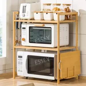 전자레인지대 전자레인지 3단 주방 오븐랙 원목 2단 선반 수납