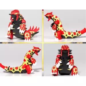 포켓몬스터 원시 그란돈 땅타입 피규어 마스터볼 포켓몬전시 레벨업 장식품 레벨 포고