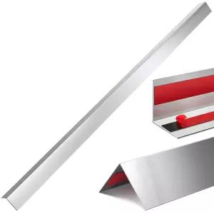 테르웬 10개 304 스테인리스 스틸 벽 모서리 가드 1.5 x 36 인치 자가 접착 헤비 듀티 프로텍터 트림 보호