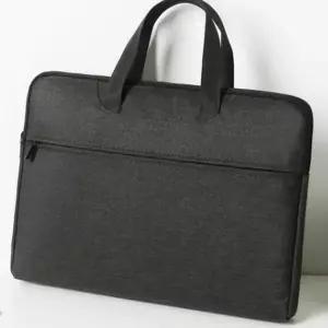 16인치노트북서류가방 남성 얇은 지퍼 슬림 경량 가벼운 회사 출근 파우치 패브릭 천
