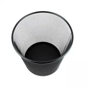 기본형 철망 우산꽂이 대형 원통 철제 매쉬 블랙 메탈 바구니