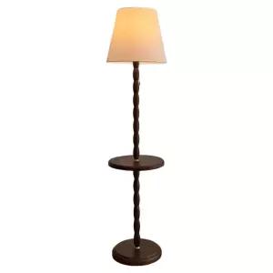 장스탠드 조명 침실 플로어 인테리어 우드 램프 월넛 테이블 거실 협탁