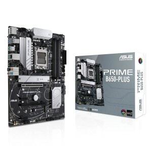 ASUS Prime B650-Plus AMD AM5 ATX 마더보드(DDR5, PCIe 5.0 M.2 지원, 2.5Gb 이더넷, 디스플레이포트, HDMI, SATA 6Gbps, USB 3.2 2세대 타입-C, 전면 3.2세대 1세대 BIOS 플래시백, 아루아 동기화)