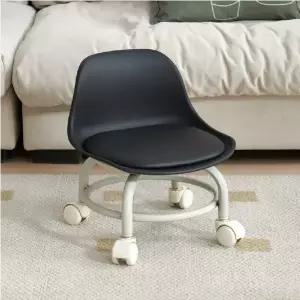 친정어머니 선물로 좋은 이동식 바퀴달린 등받이 의자 작업 좌식 청소 식 달린 낮은 허리디스크