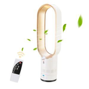 원격 제어 저소음 전기 냉각 에어타워 팬 40W 블레이드리스 팬 16 인치 스탠드 플로어