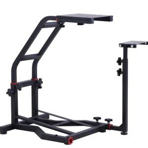 접이식 레이싱 게임 브래킷 발톱 시뮬레이트 검정색 레이싱게임 플스 레이싱휠거치대