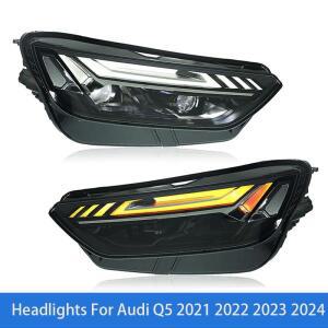 아우디 Q5 2021 2022 2023용 LED 헤드라이트 헤드 램프