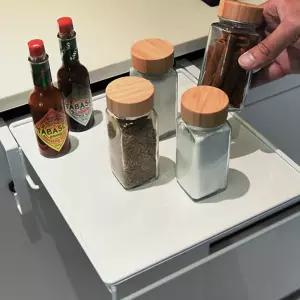 조리대 보조대 테이블 접이식 무타공 식재료 레시피북 다용도