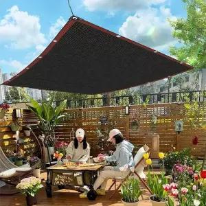 세이드 차광막 블랙 4m X 5m 대형 그늘막 햇빛가림막