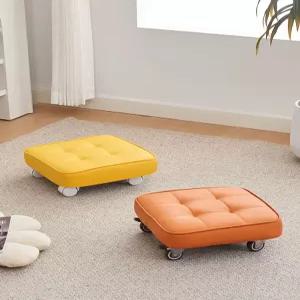 도르래 낮은 의자 이동식 이동 청소 바퀴 사각 벤치 스툴