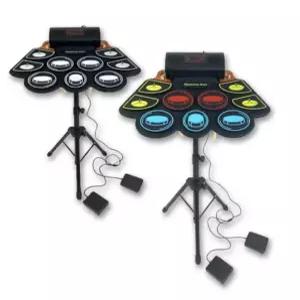 전자드럼 패드 세트 초보자용 헤드폰 휴대용 삼익