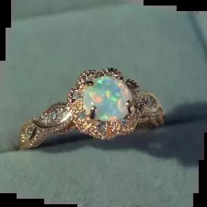 보석반지 애끼반지 우정링 악세사리 오팔컬러DG